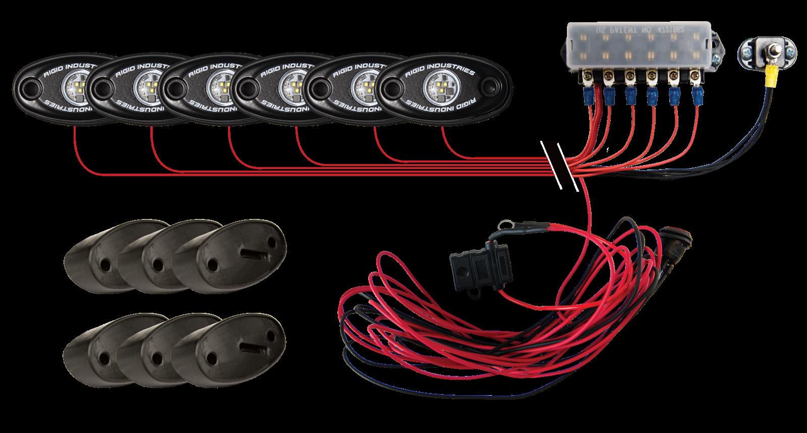 Rigid Industries 400253 Rigid Industries A-Series Rock Light Kits