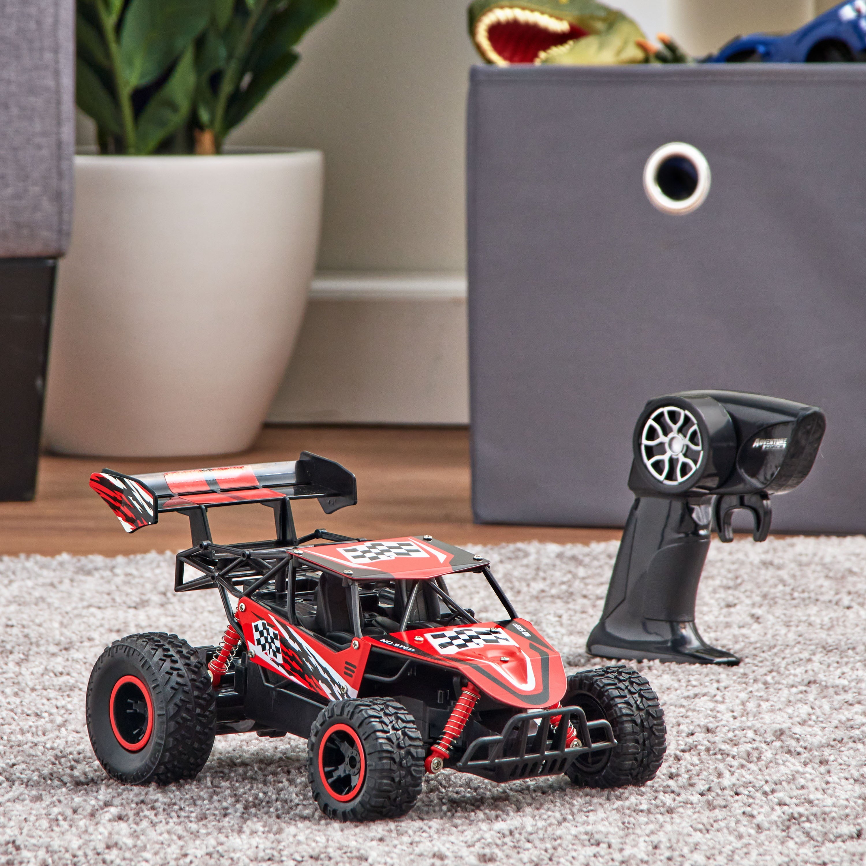 Adventure Force Metal Racer Radio Controlled Vehicle， Red