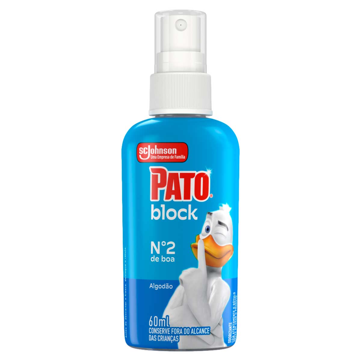 Odorizador Sanitario Liquido Algodao Pato Block 60ml Spray