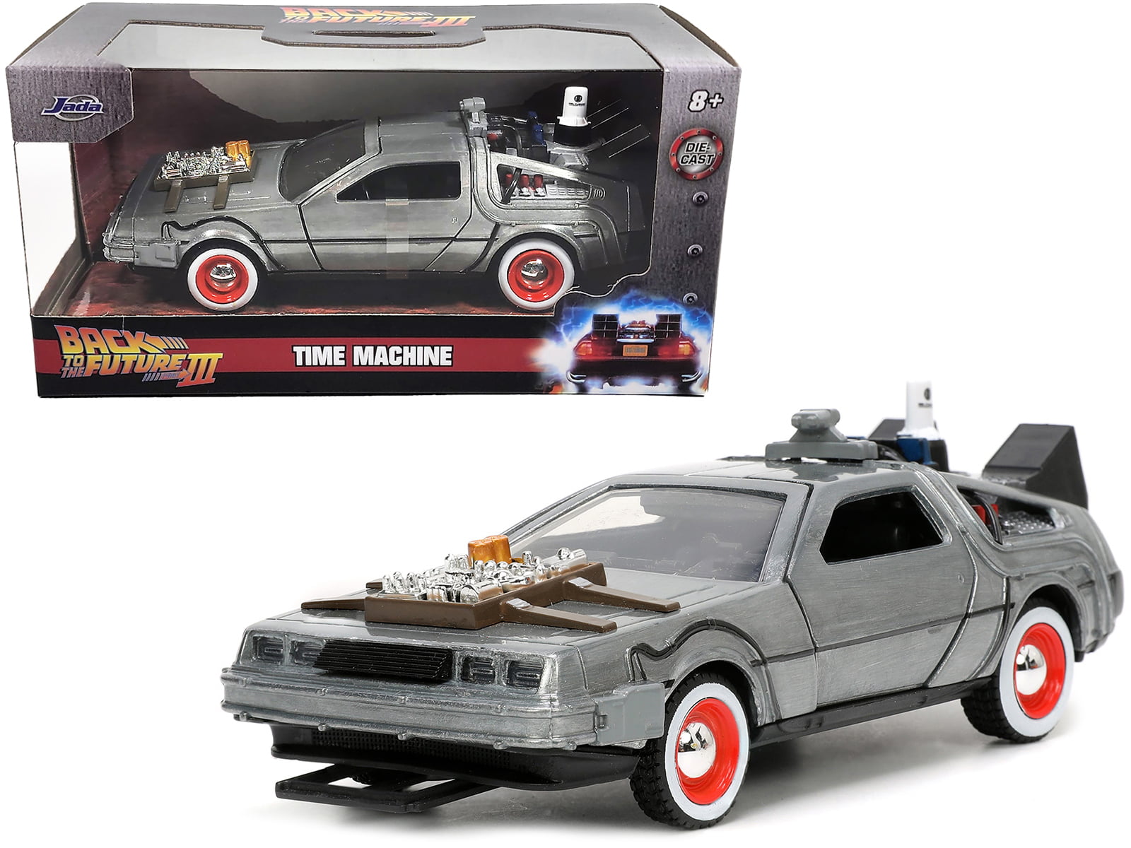 DeLorean DMC (Time Machine) Brushed Metal 