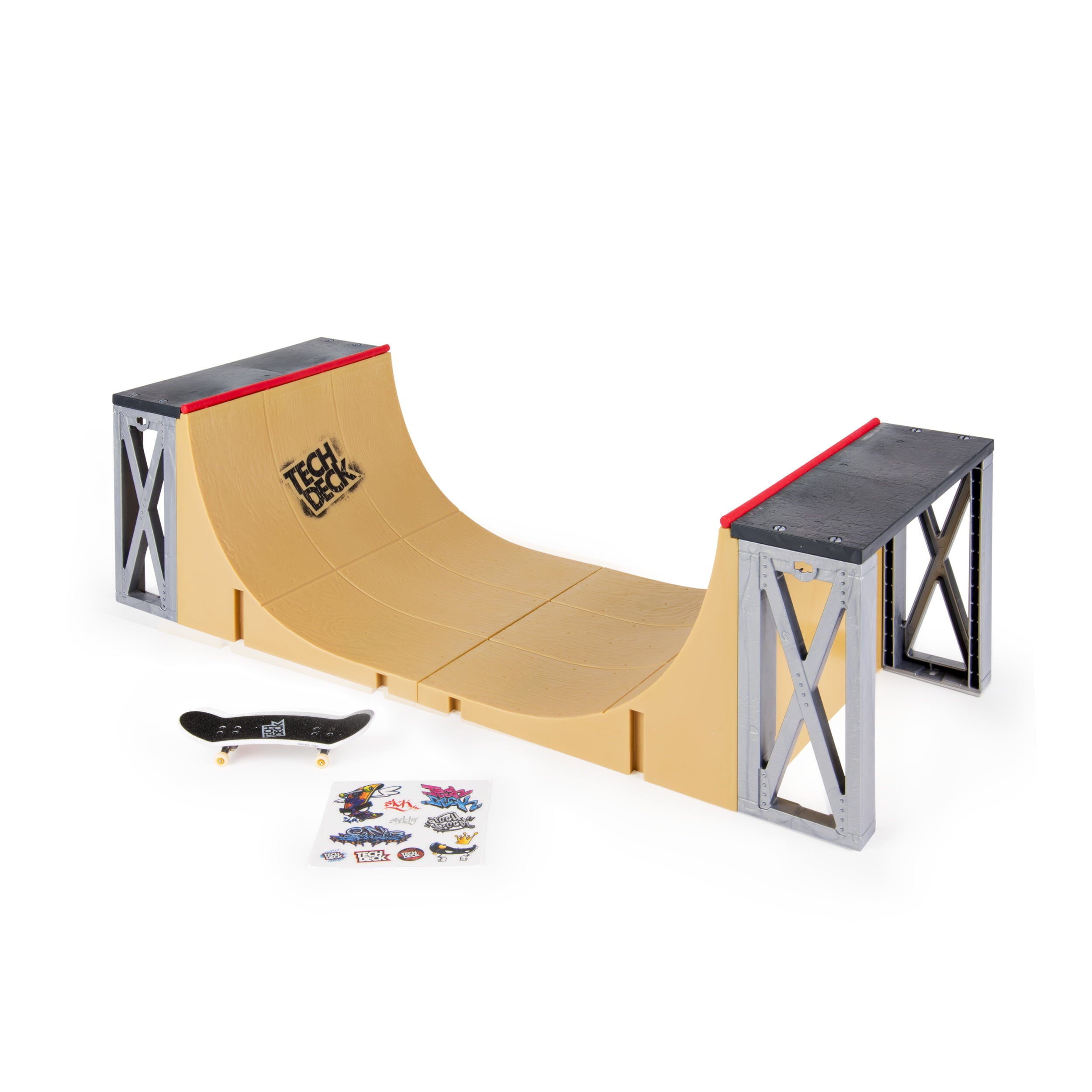 Tech Deck - Ultimate Half-Pipe Ramp and Exclusive Primitive Pro Model Finger Board， Cars and truck， Ages 6 and Up