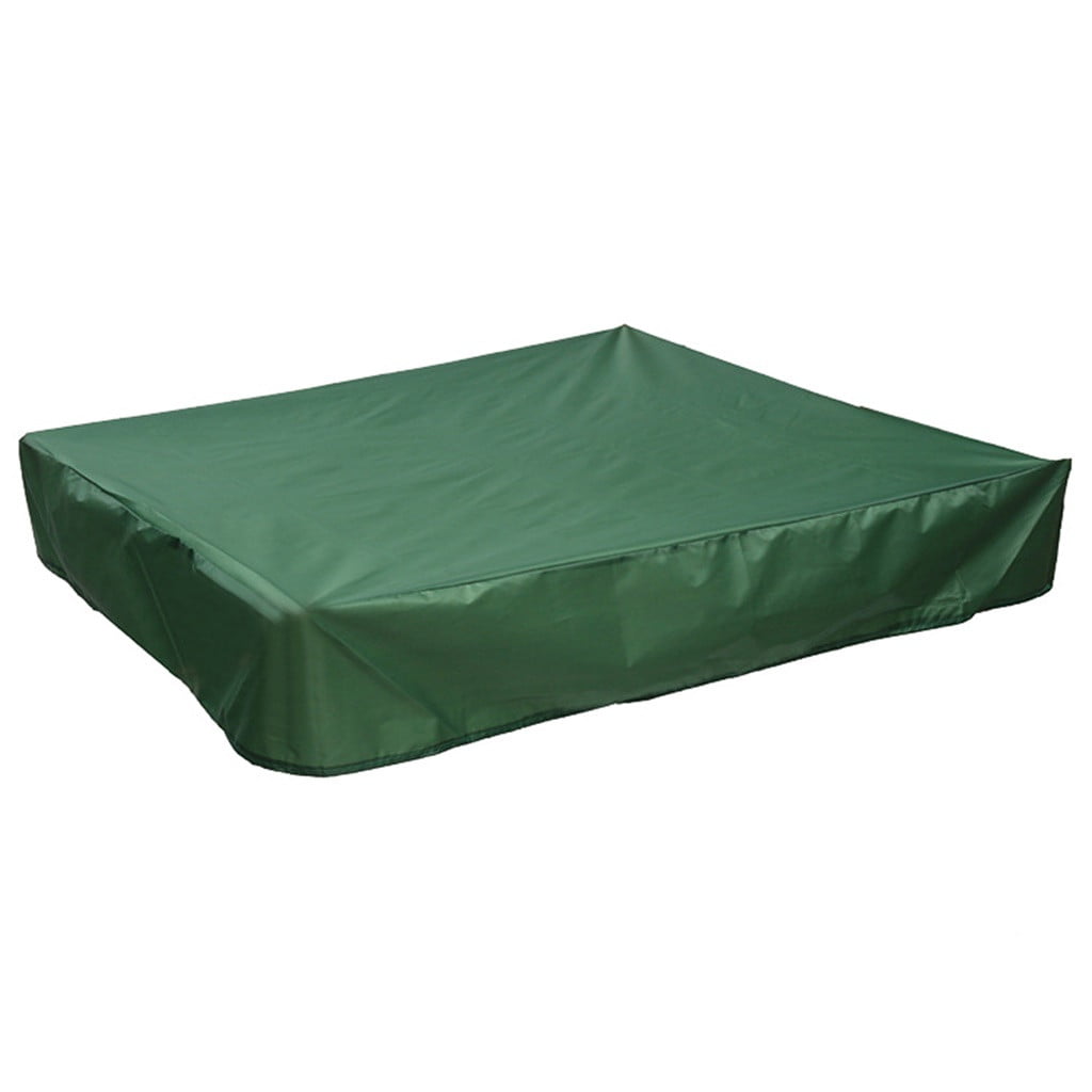 Fridja Sandbox Cover With Drawstring Waterproof Dustproof Protection Green