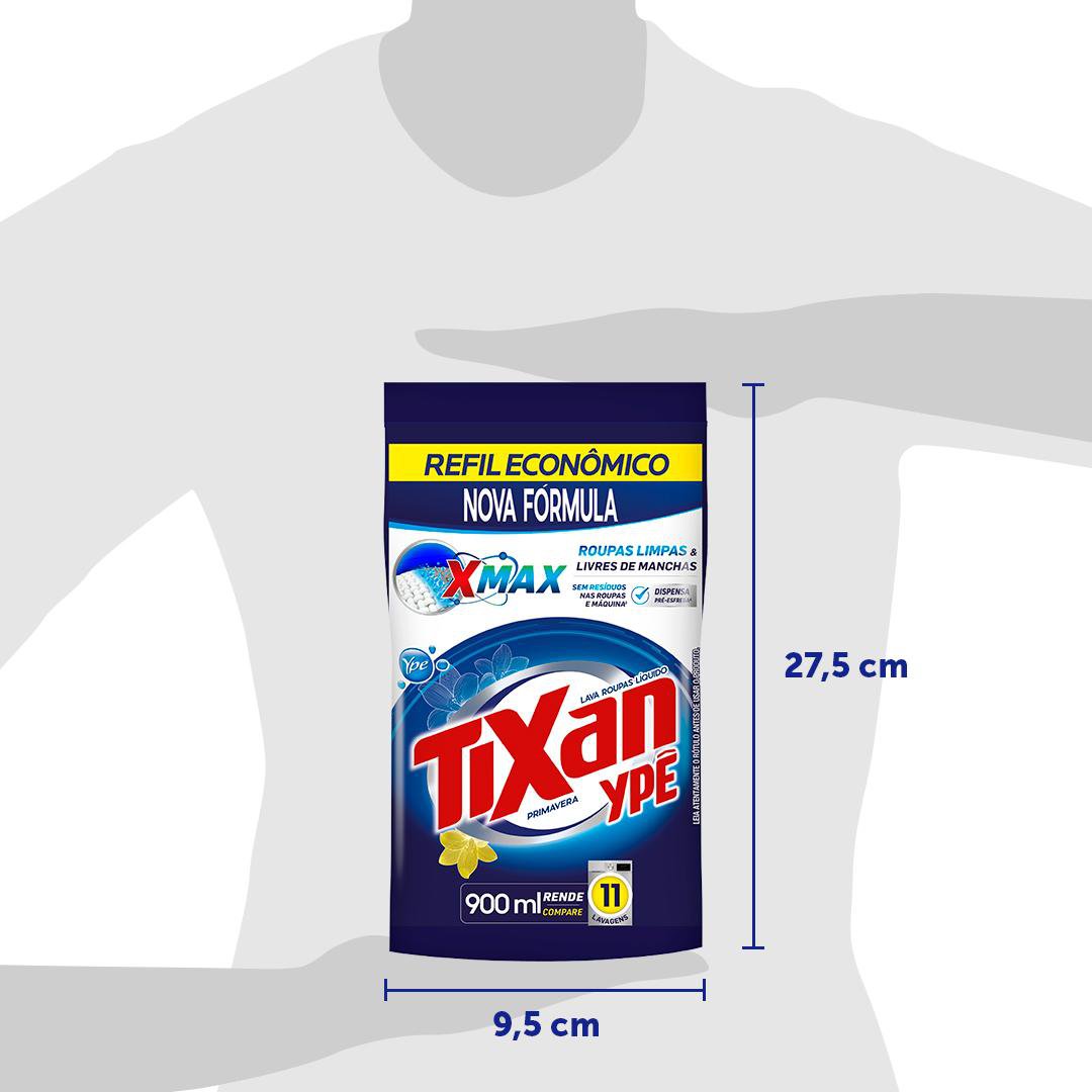 Sabao Liquido Tixan Ype Primavera Refil 900ml