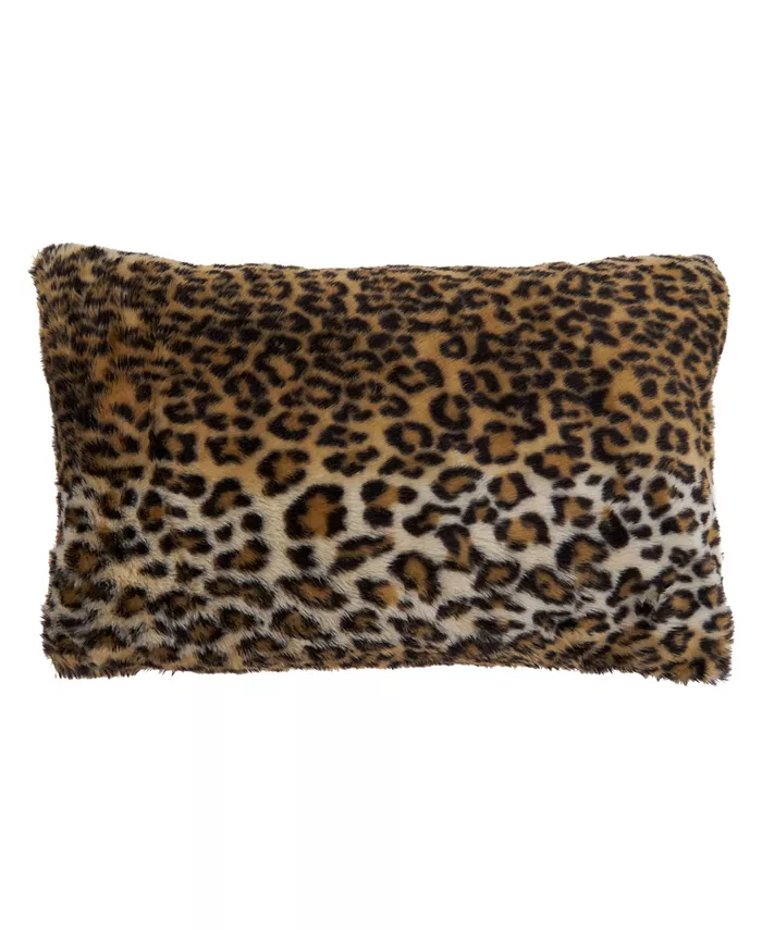 Saro Lifestyle Cheetah Print Throw Pillow， 24