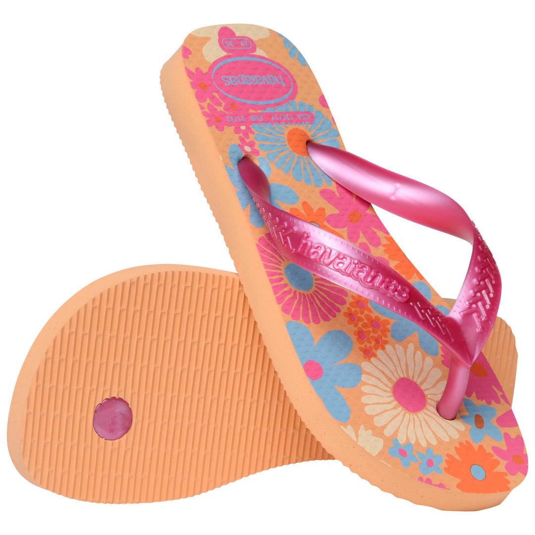 Chinelo Havaianas Infantil Flores