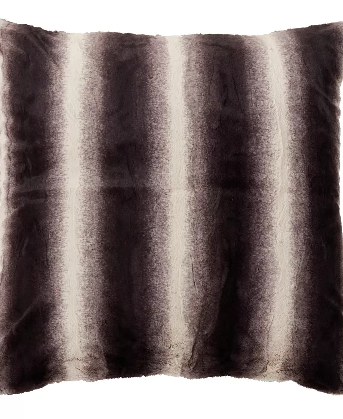 Saro Lifestyle Faux Fur Floor Pillow， 28