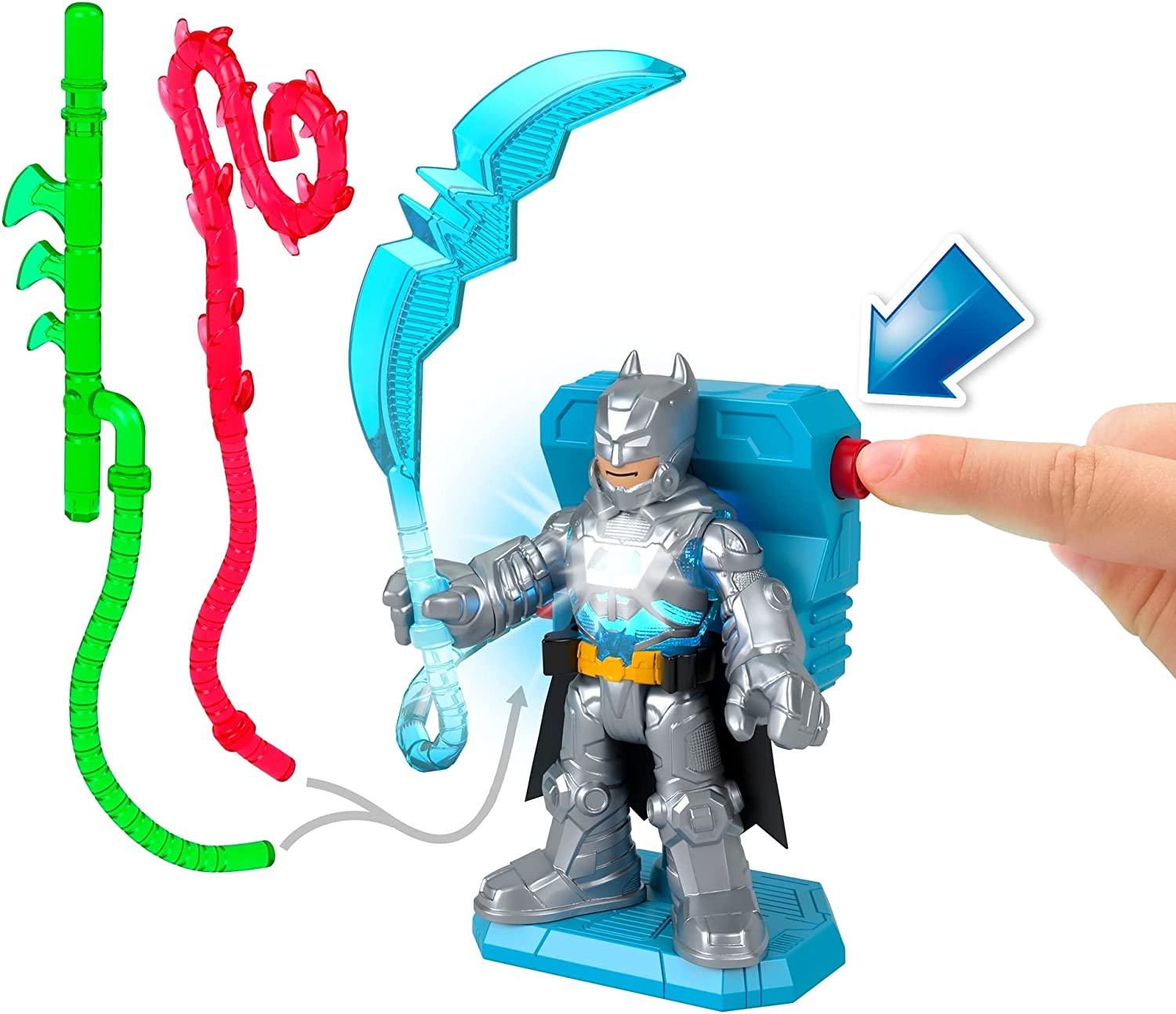 DC Super Friends Imaginext Batman Battle Multipack (Batman， Poison Ivy， Batgirl， Robin and Bane)