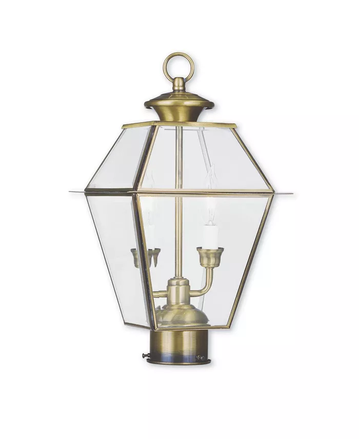 Livex Westover 2-Light Outdoor Post Lantern