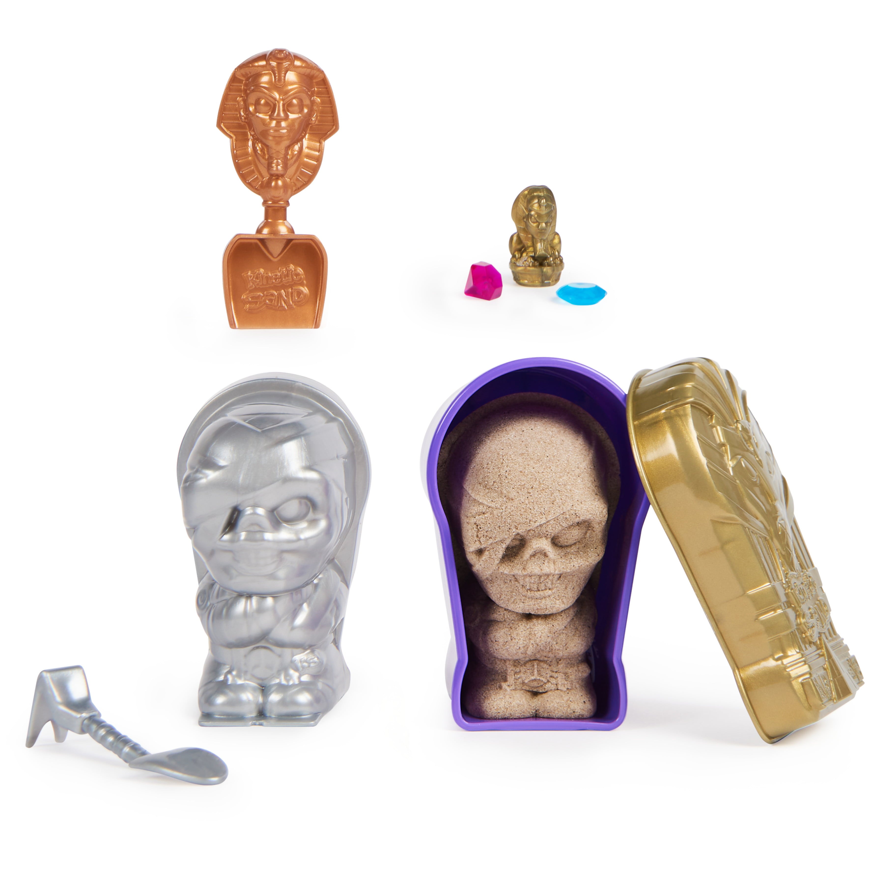 Kinetic Sand, Mummy Tomb with 6oz Brown Play Sand