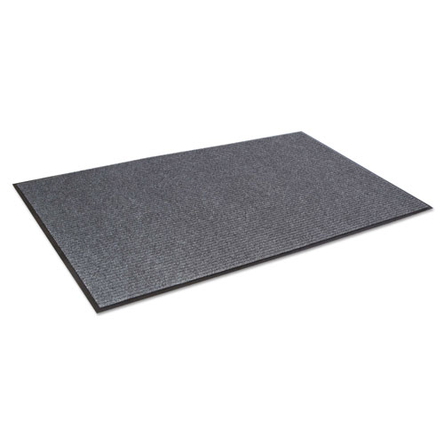 Crown Mats and Matting Needle Rib Wipe and Scrape Mat | Polypropylene， 36 x 120， Gray | CWNNR0310GY