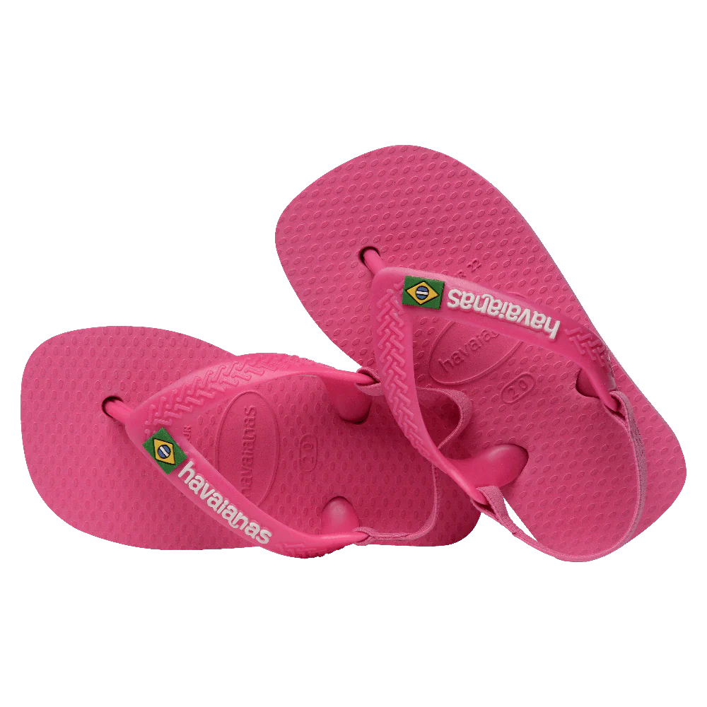 Chinelo Havaianas Baby Brasil Logo