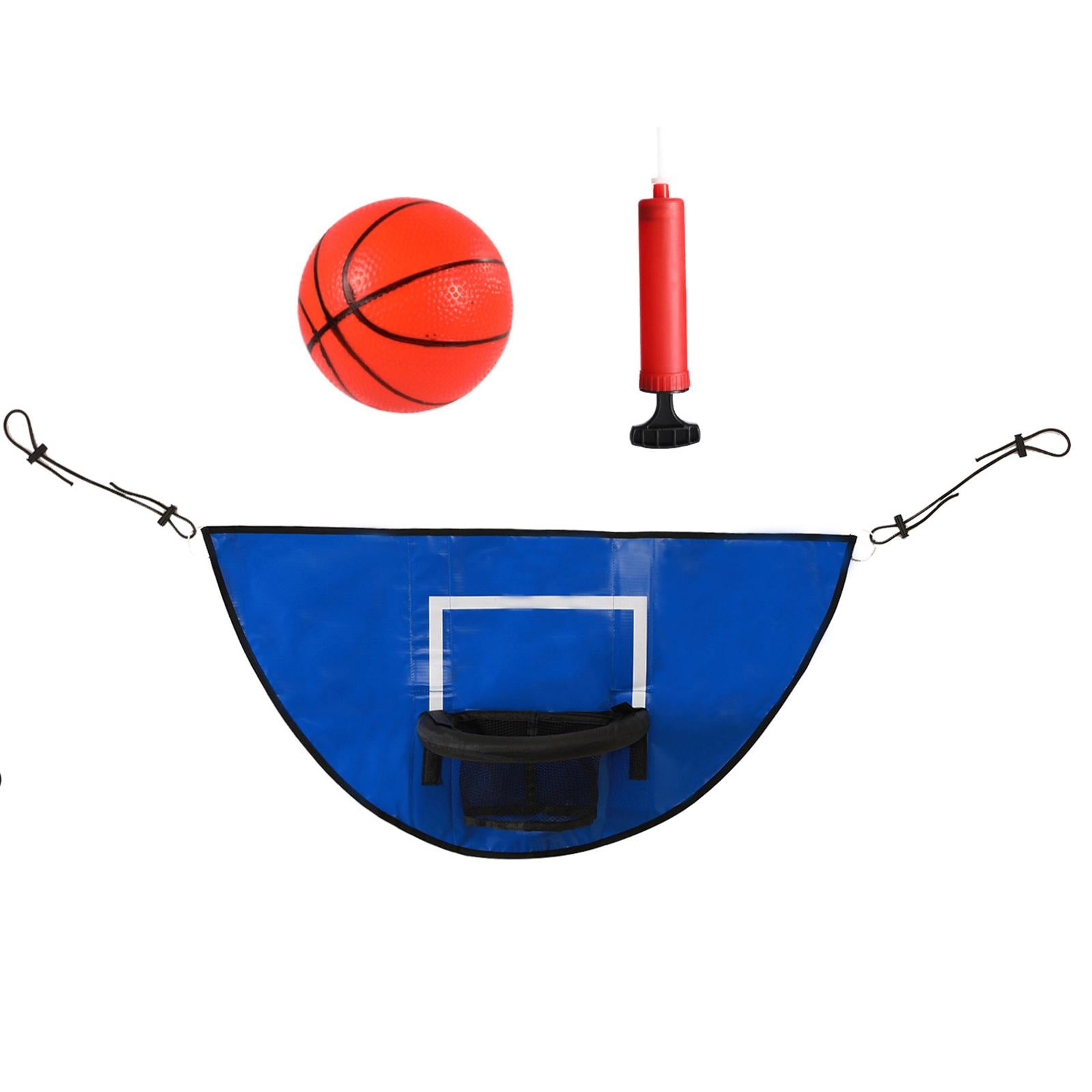 Universal Trampoline Basketball Hoop for Kids， including Small Basketball， Mini Basketball Hoop for Trampoline for Boys Girls Basketball Training