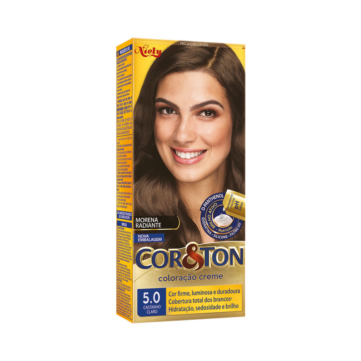 Coloracao Mini Kit Cor&Ton 5.0 Castanho Claro