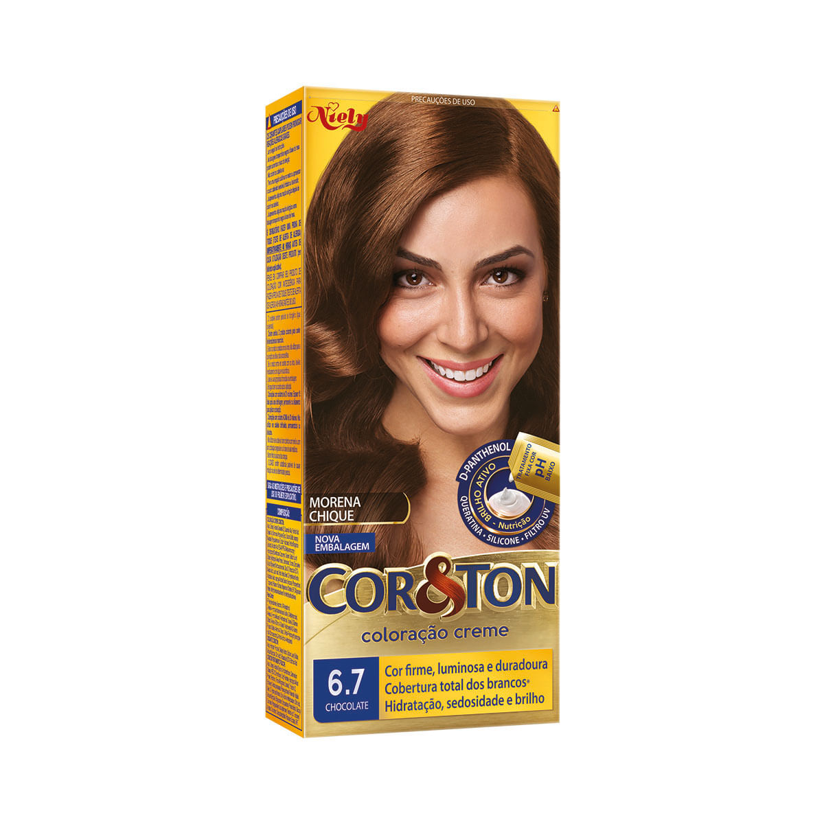 Coloracao Mini Kit Cor&Ton 6.7 Chocolate