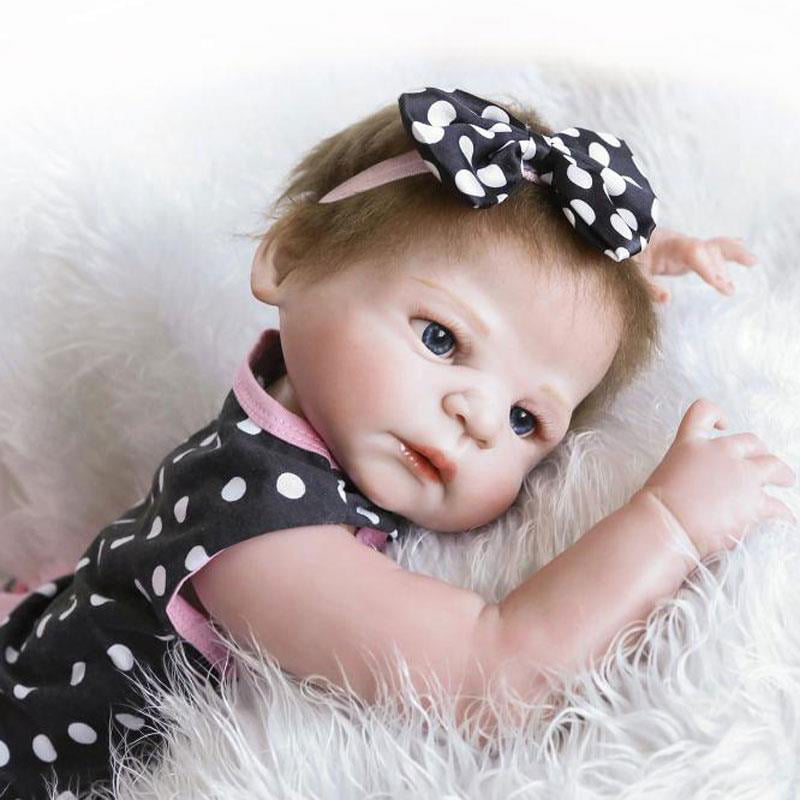 Ktaxon 23" Newborn Handmade Reborn Baby Doll Full Body Silicone Vinyl Girl