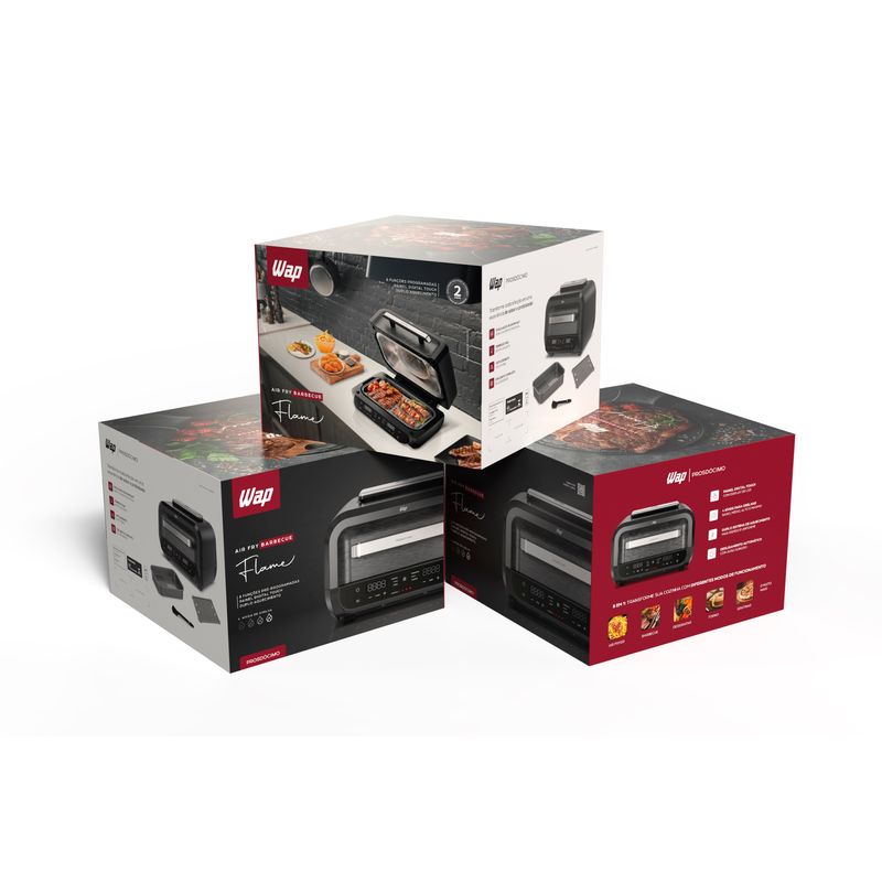 Fritadeira Elétrica Air Fry WAP Barbecue Flame Digital WC AB1050