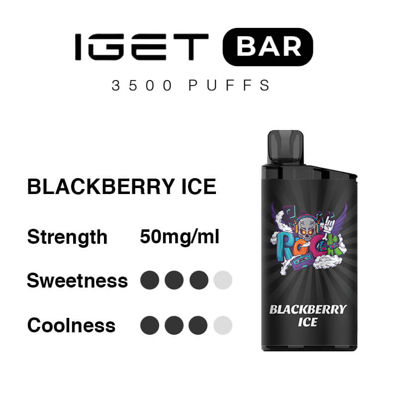 IGET Bar - Blackberry Ice (3500 Puffs)