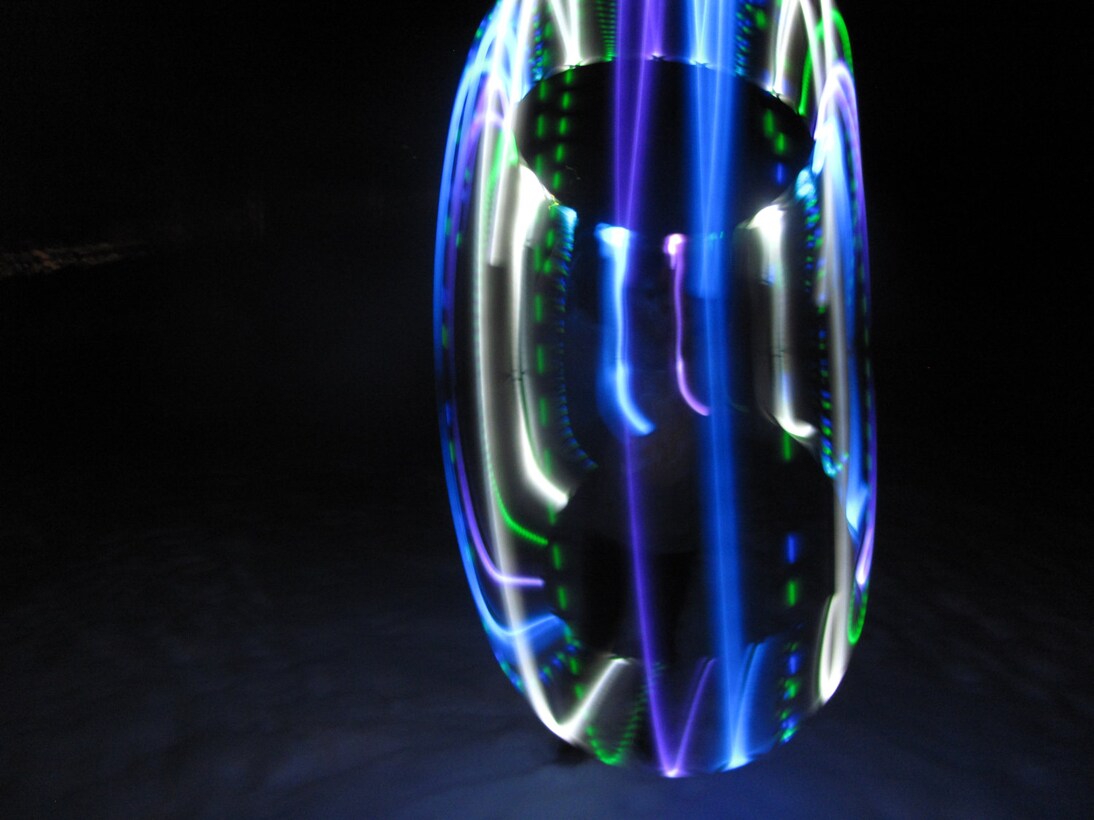 Eyes of the World LED Hoop