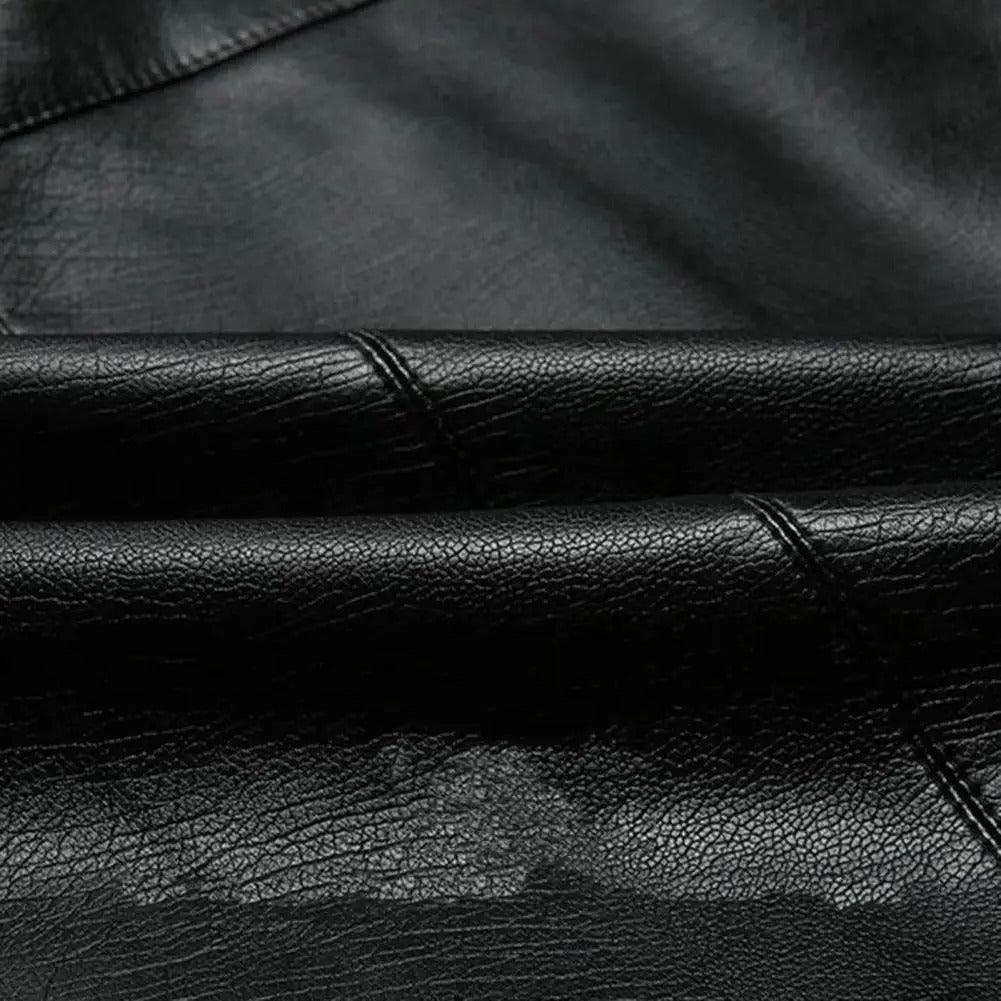 Jaqueta em Couro Manhattan™  Estilo Rider / Estilo e Conforto para os Dias Frios!