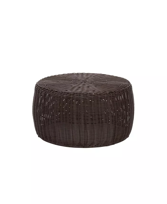 Household Essentials Household Essential Resin Wicker Low Table