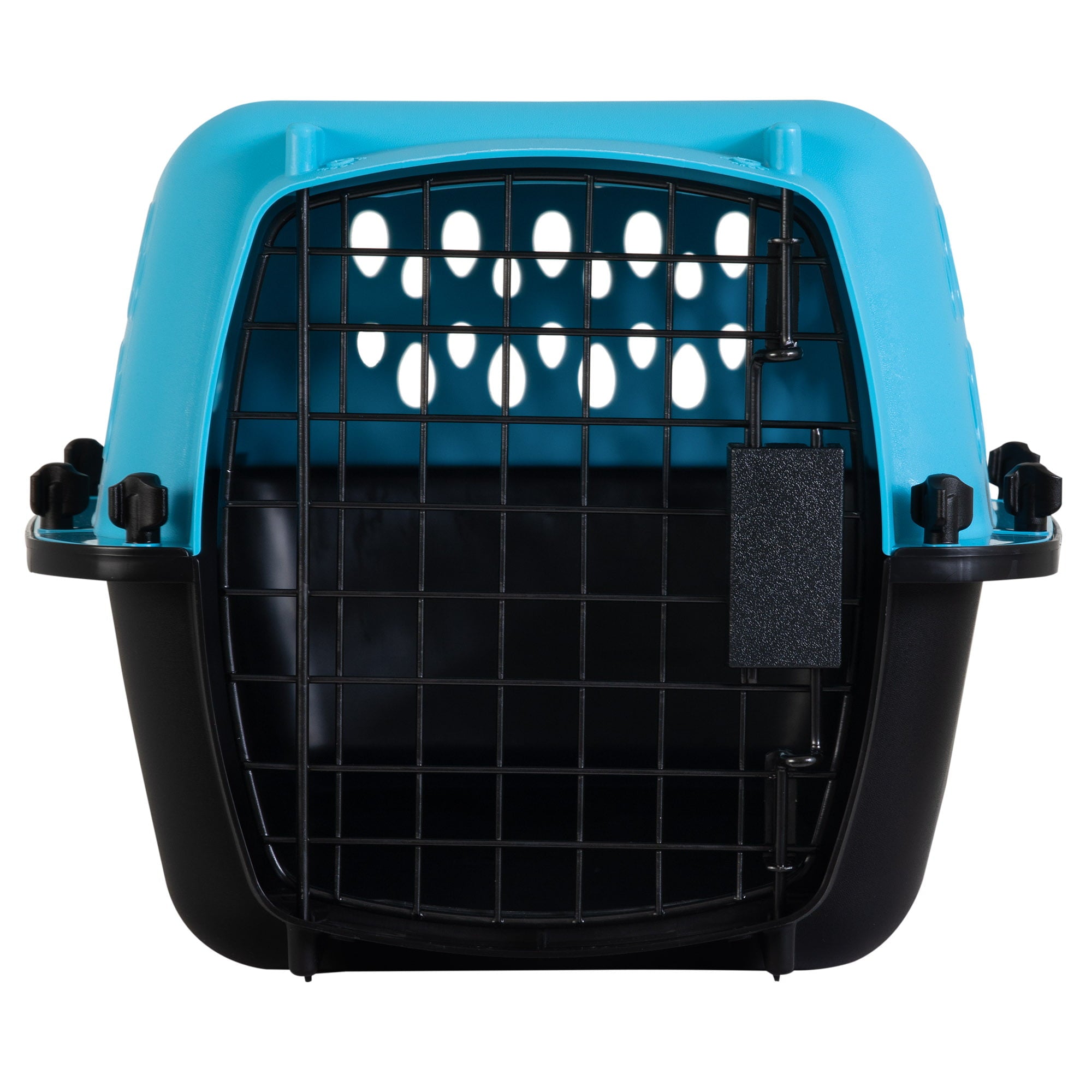 Petmate Porter Fashion Dog Kennel， 19inch Length， Up to 10 lbs， Blue and Black