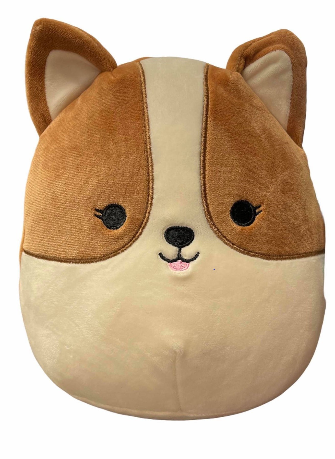 Squishmallow 8 inch Regina The Corgi W Ith Rainbow Tail