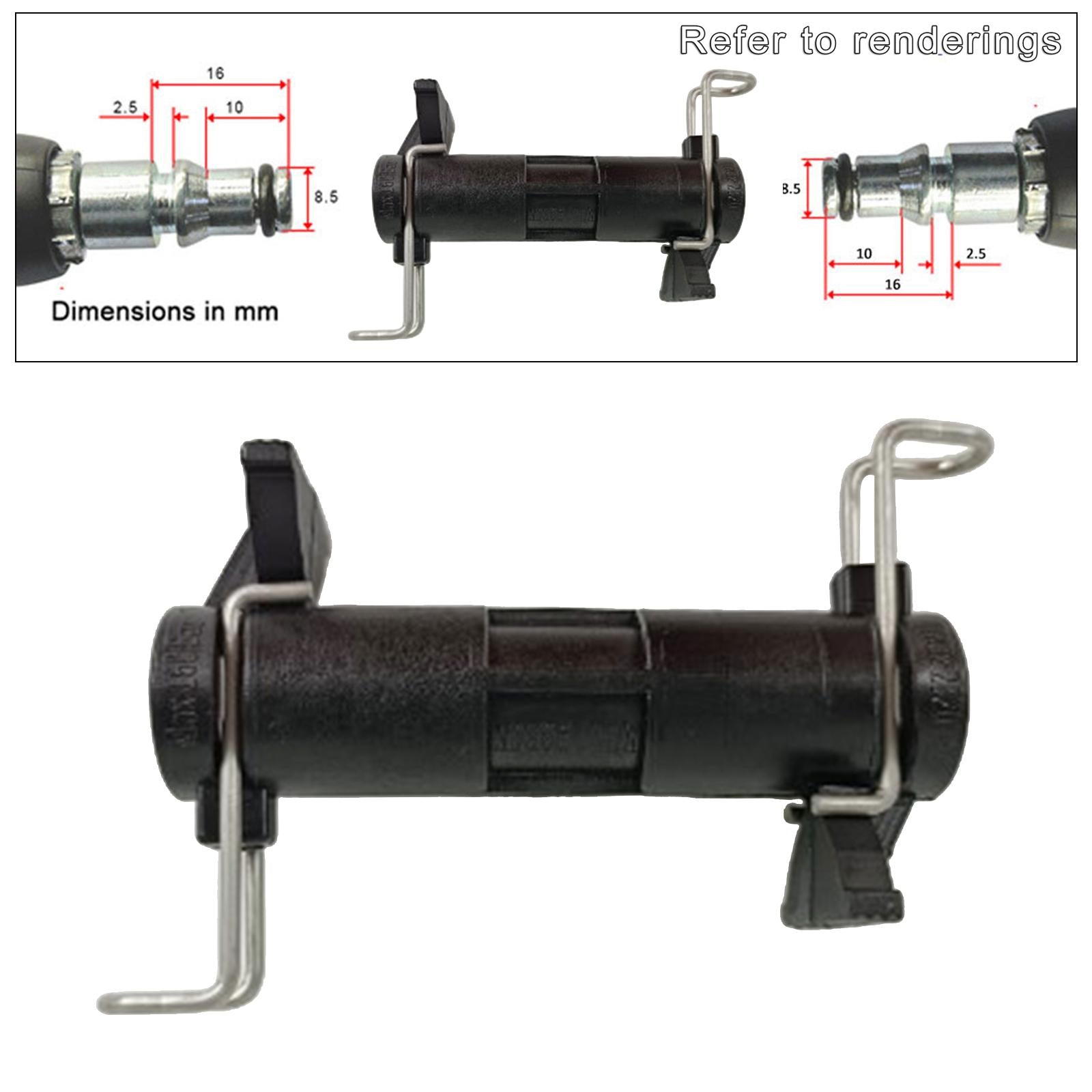 Pressure Washer Hose， Extension Connector Pipe， Joint Hose Connector for High Pressure Washer， Cleaning Tool Garden Equipment - B B