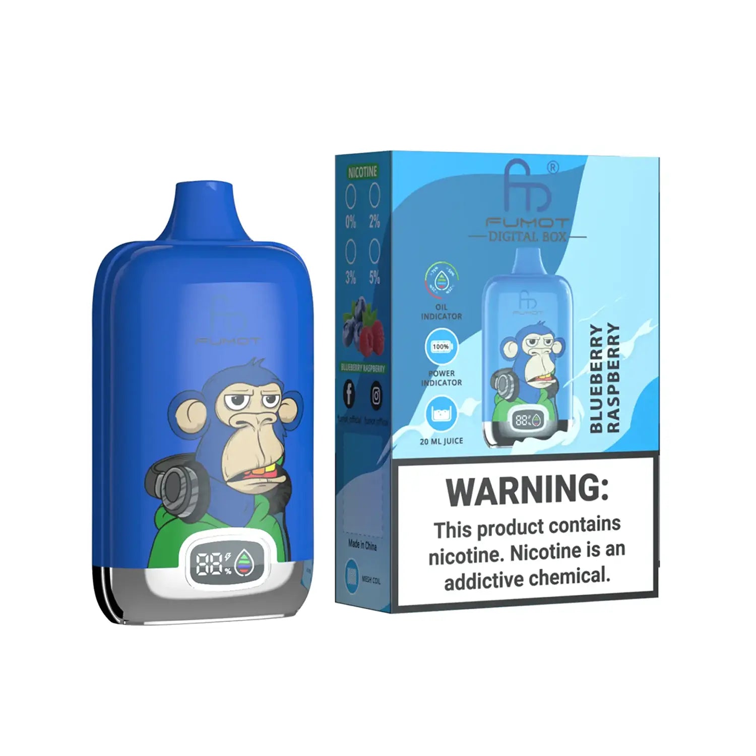 Tornado Vape 12000 - Blueberry Raspberry
