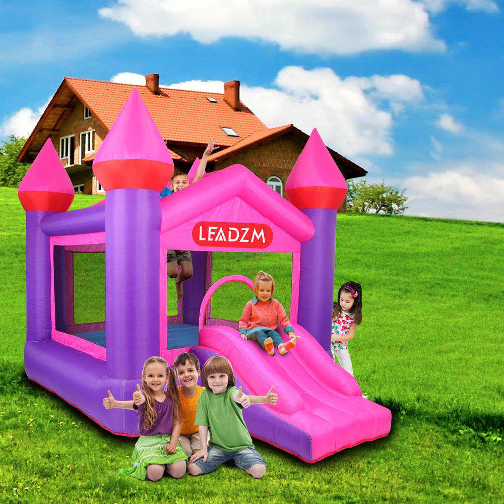 SalonMore Kids Safety Inflatable Bounce House Jumper Slide w/ 350W Blower