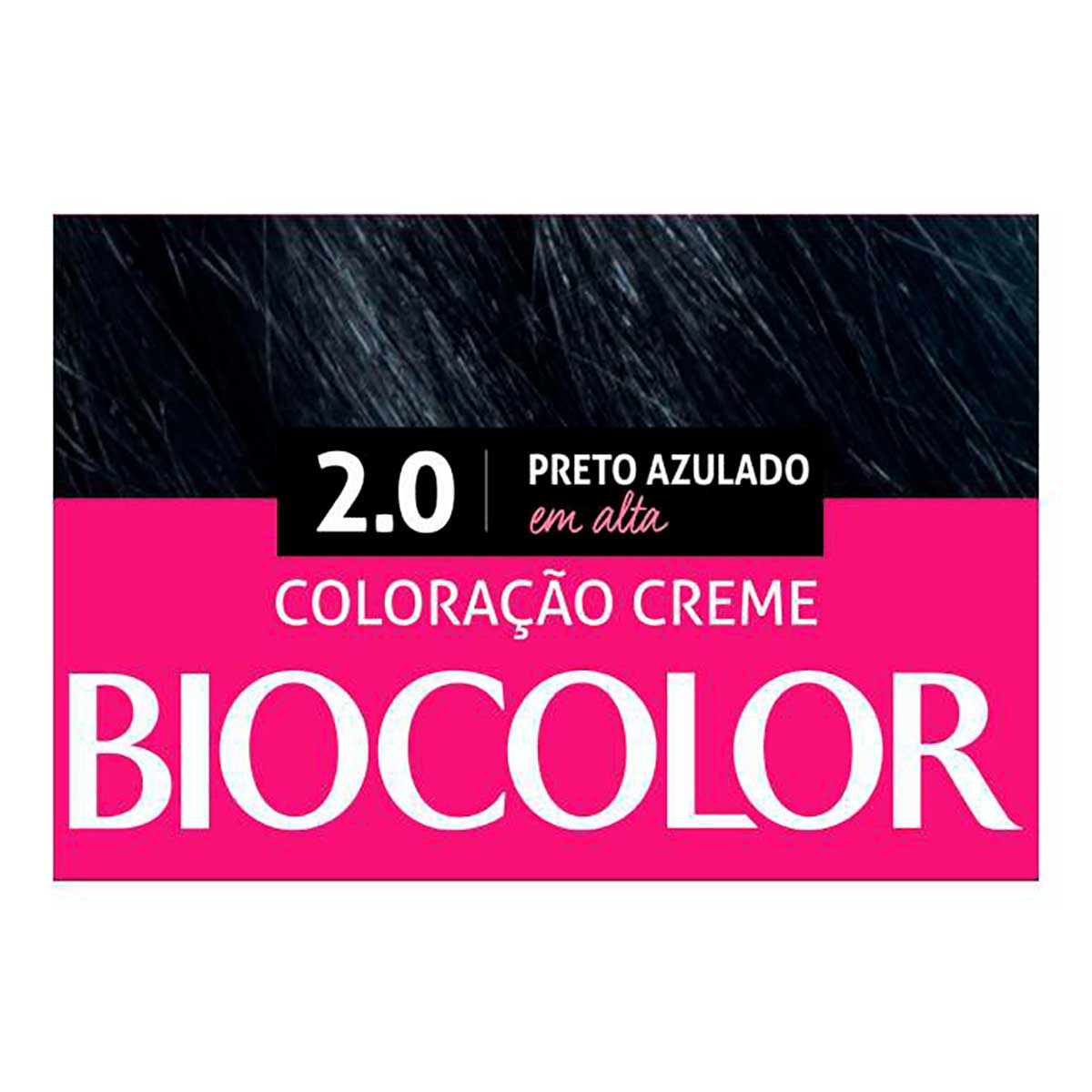 Tinta de Cabelo Biocolor Mini Kit Preto Azulado Incrivel 2.0