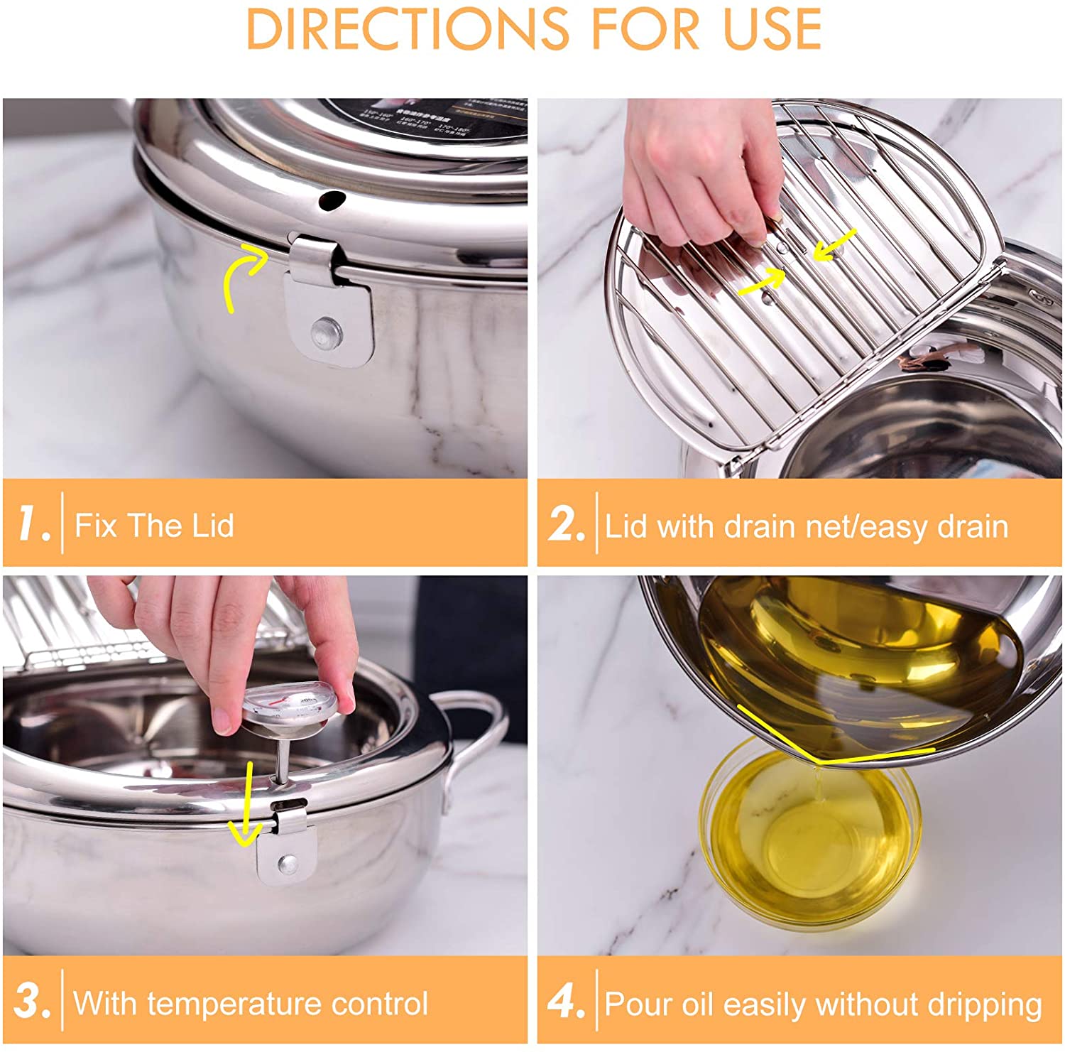 Christmas Hot Sale - Temperature Control Fryer(🥳 Special Offer-80% Off & Buy Two Free Shipping)