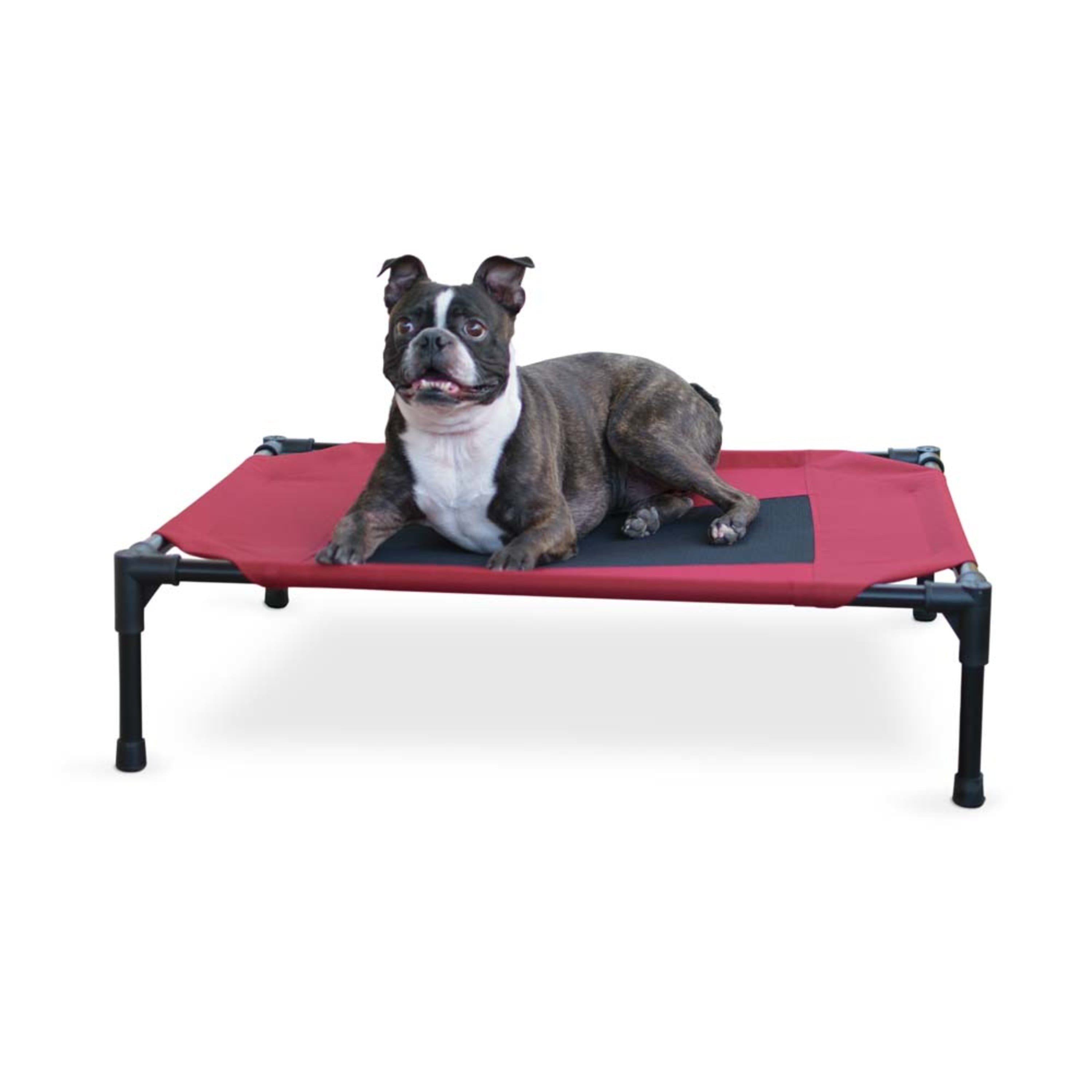 KandH Pet Products Original Pet Cot Elevated Pet Bed Medium Red 25