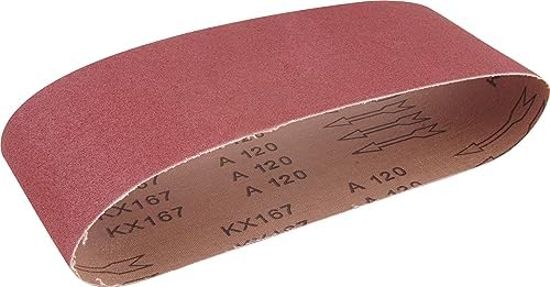 Cinta De Lixa, 100 Mm X 610 Mm, G 120, Pano Resinado, Com 10 Pe?as, Vonder.