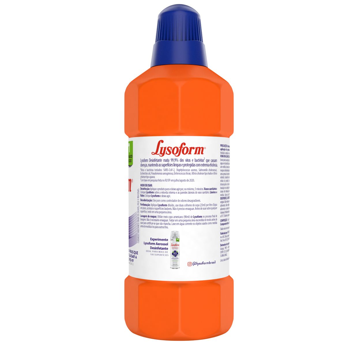 Desinfetante Suave Odor Lysoform Frasco 500ml