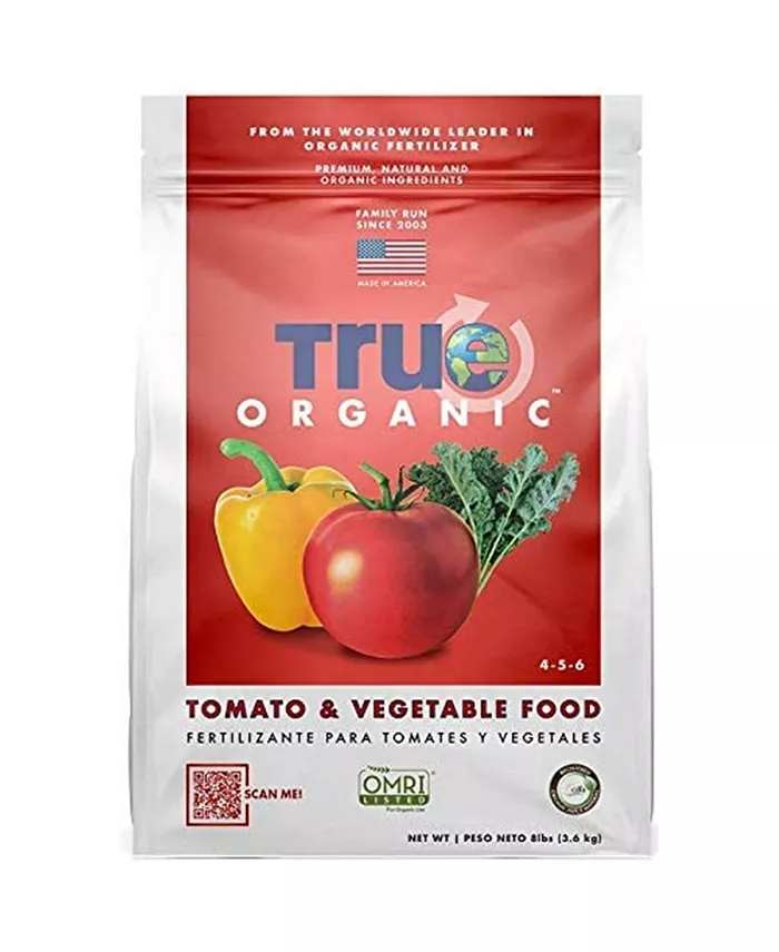 TRUE Organic Tomato and Vegetable Plant Food for Organic Gardening 8lb