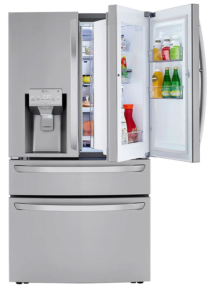 LG 30 Cu. Ft. PrintProof Stainless Steel Smart Wi-Fi Enabled Refrigerator With Craft Ice Maker