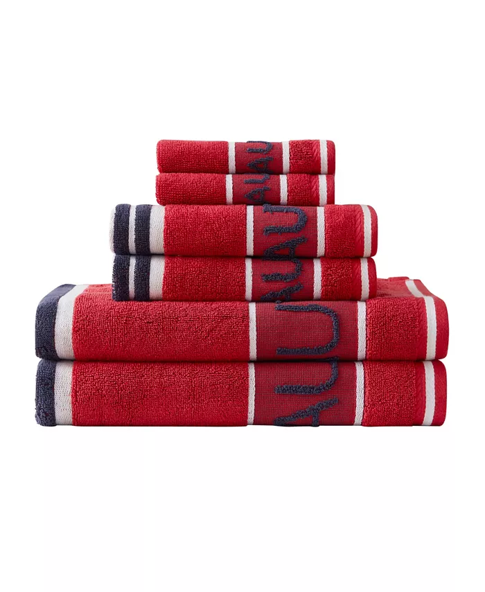 Nautica Radar Cotton Terry 6 Piece Towel Set
