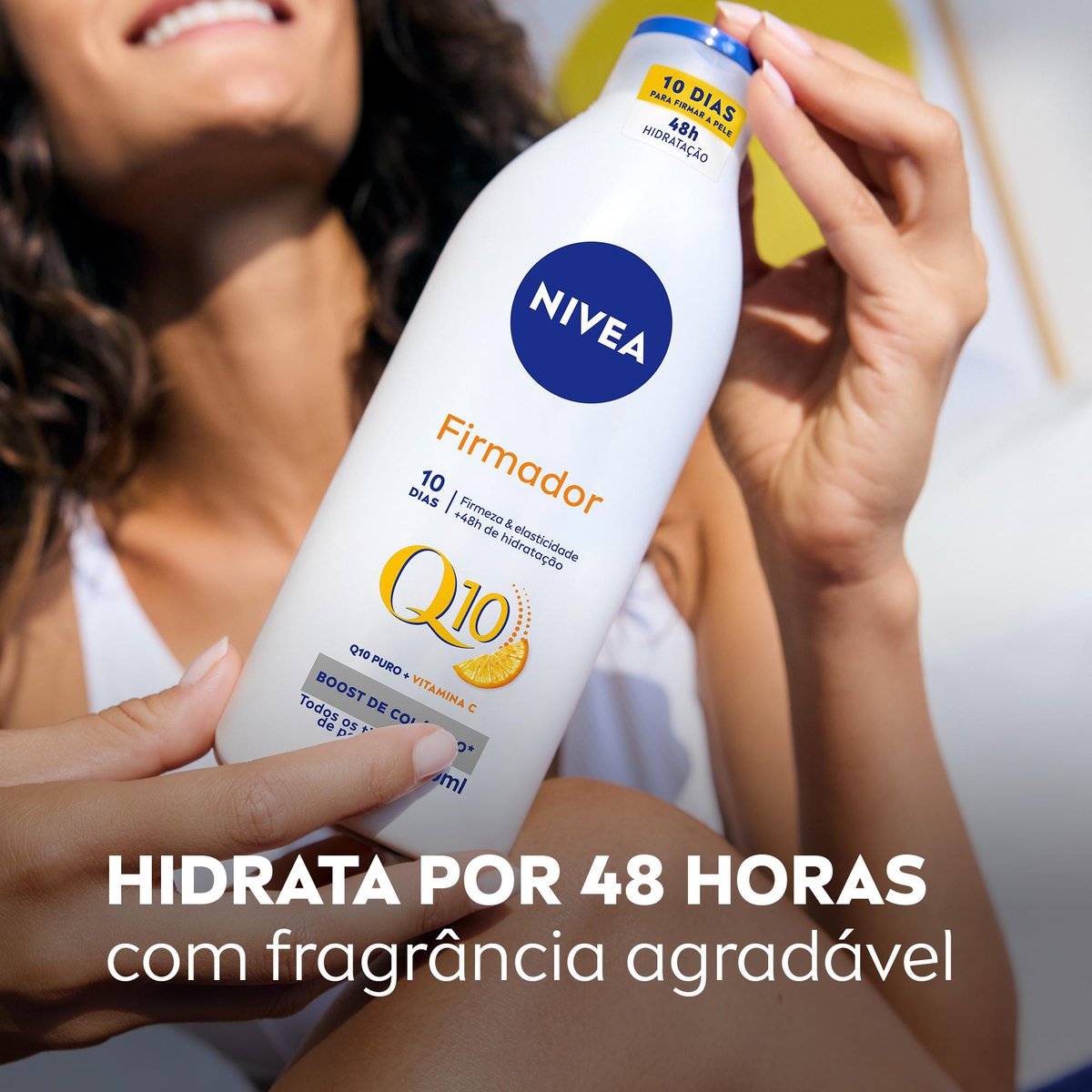 Locao Hidratante Firmador NIVEA Q10 + Vitamina C Todos os Tipos de Pele 400ml