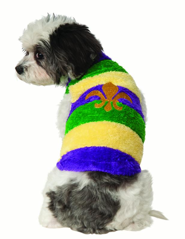 Mardi Gras Dog Sweater