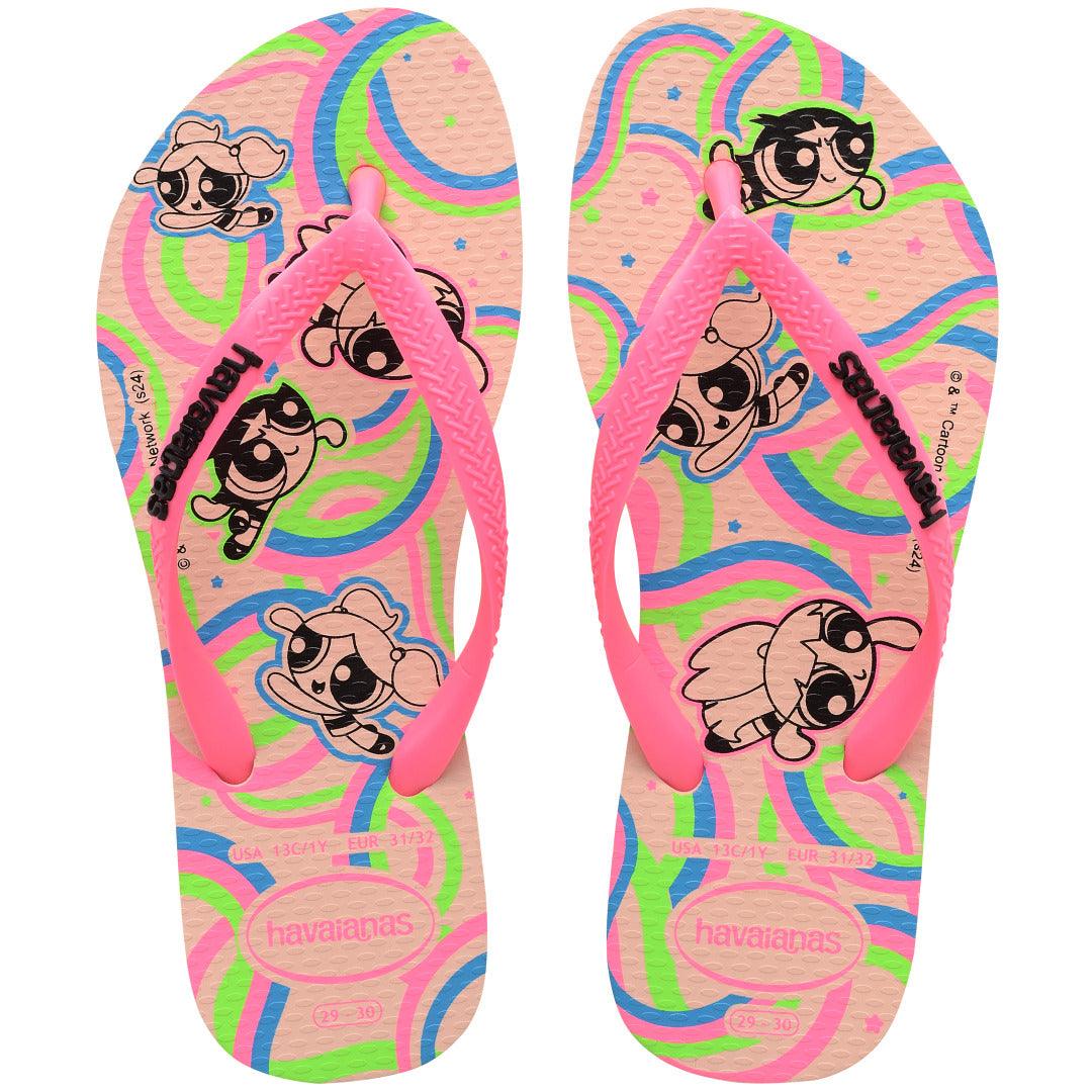 Chinelo Havaianas Infantil Slim Meninas Super Poderosas