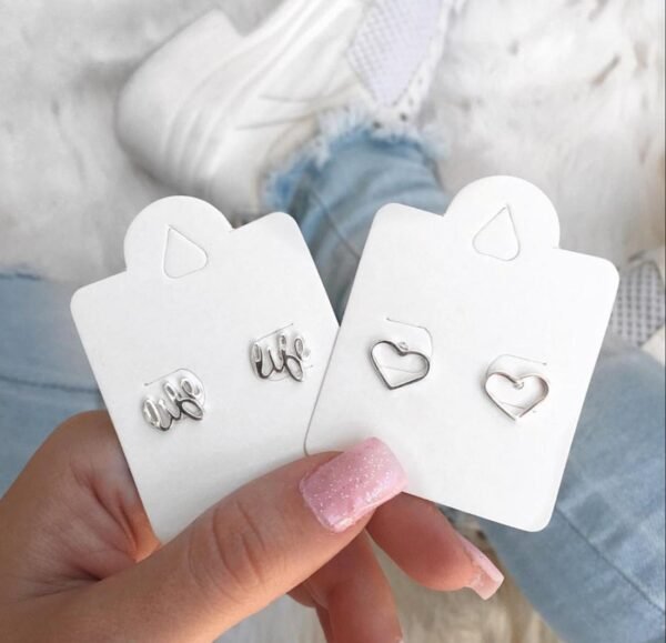 Brinco Coração Vazado