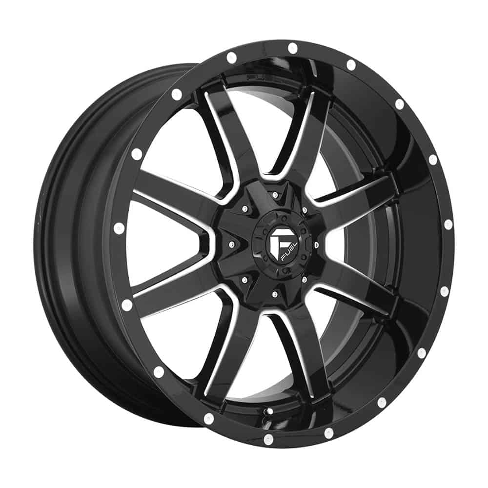 Fuel 1PC D610 MAVERICK D610 17X9 6X135/5.5 GL-BLK-MIL 01MM