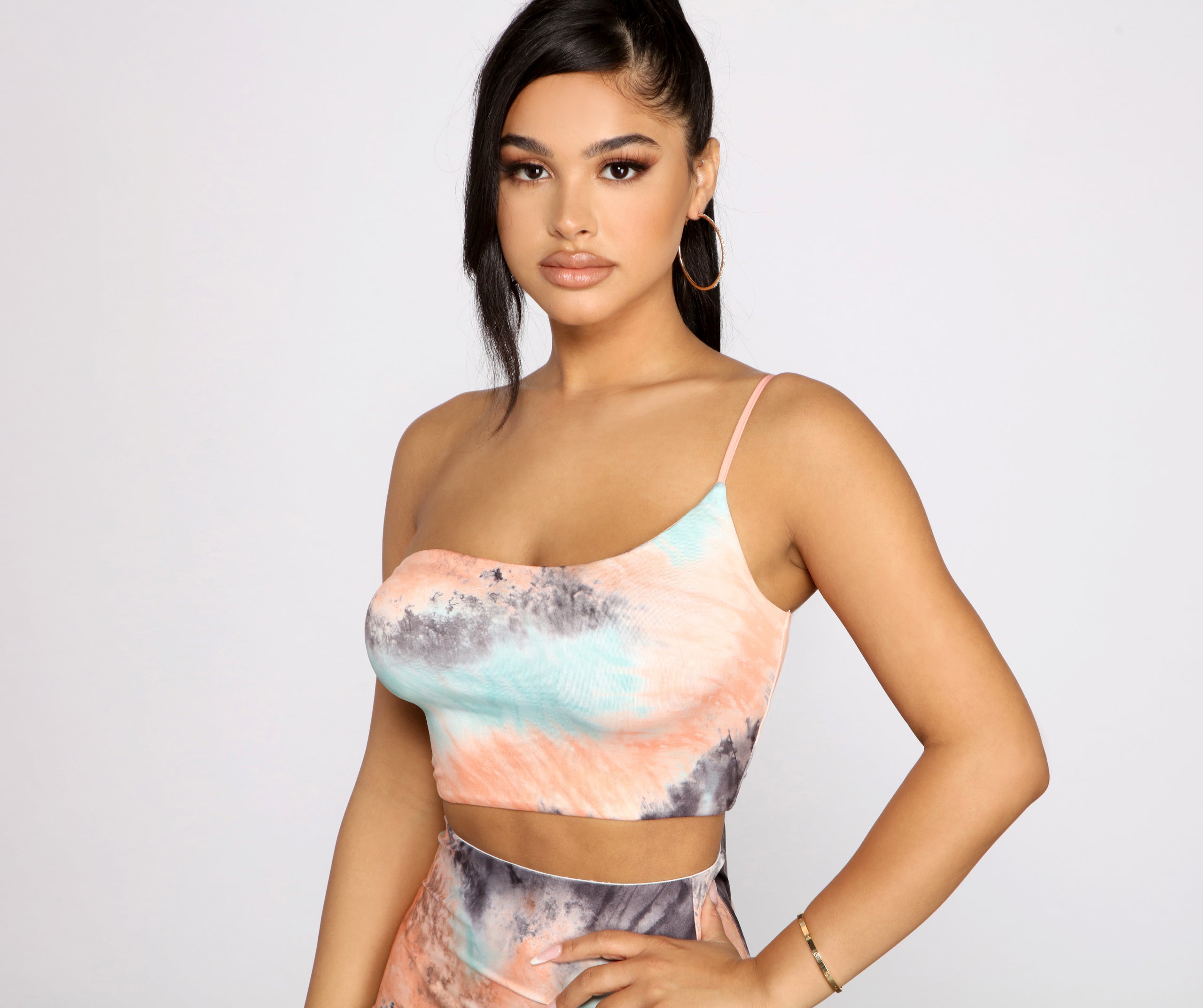Trendsetting Stunner Tie-Dye Crop Top