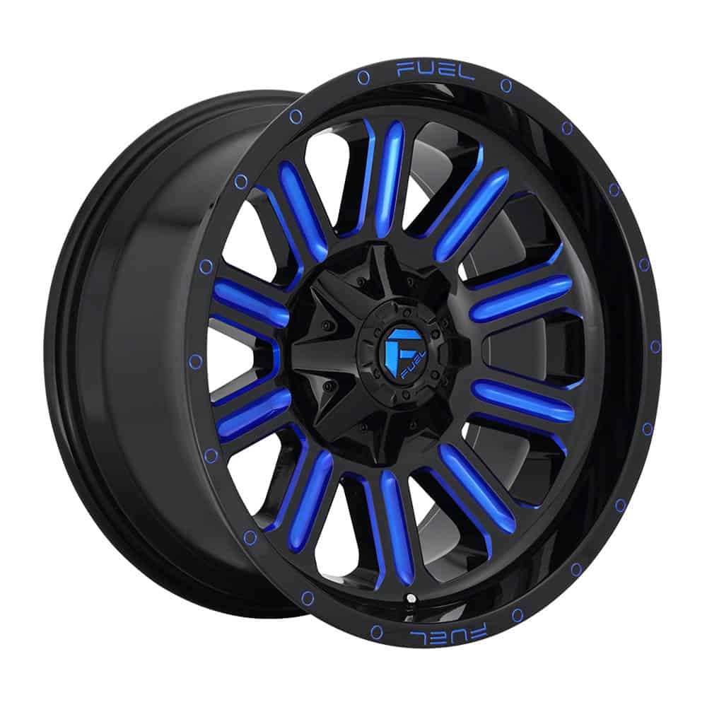 Fuel 1PC D646 HARDLINE D646 20X10 8X170 GL-BLK-BTTC -18MM