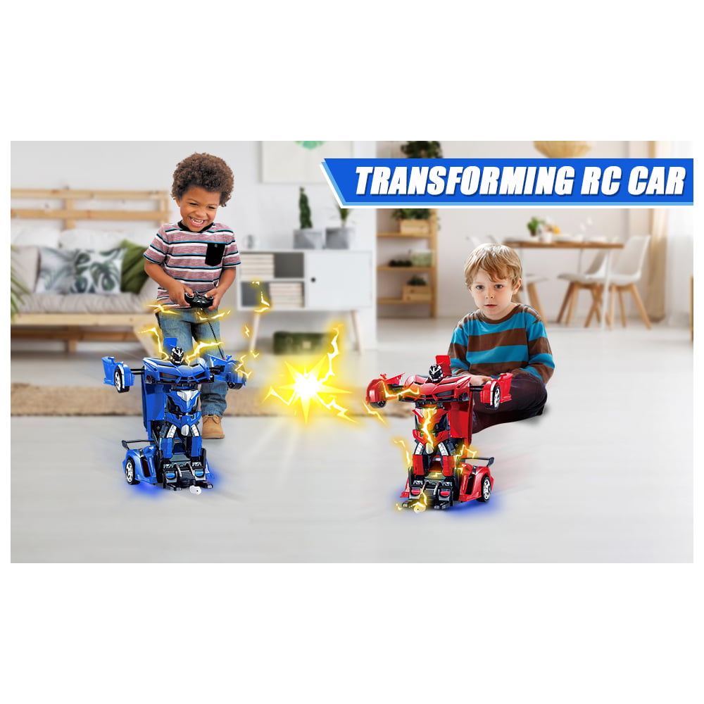 Remote Control Cars， Transform Car Robot， RC Cars for Kids， Boys Gifts Ages 6 7 8 9 10 11 Year Old Gift