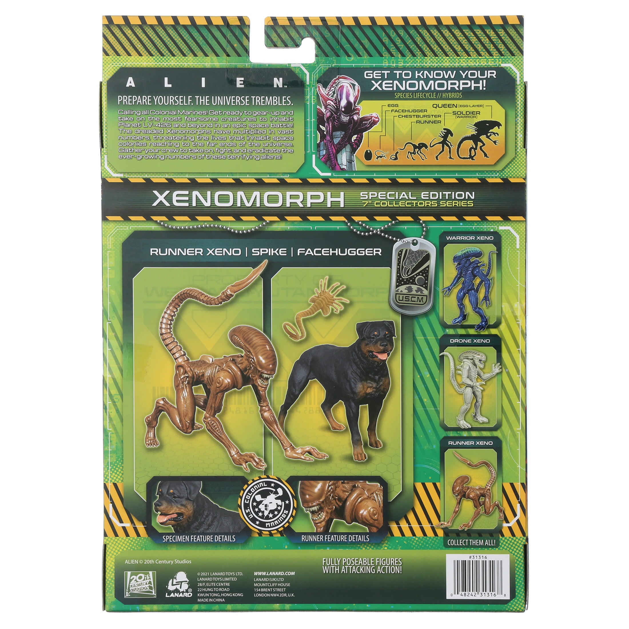Lanard Alien Figure Xenomorph Runner Action Figure (7