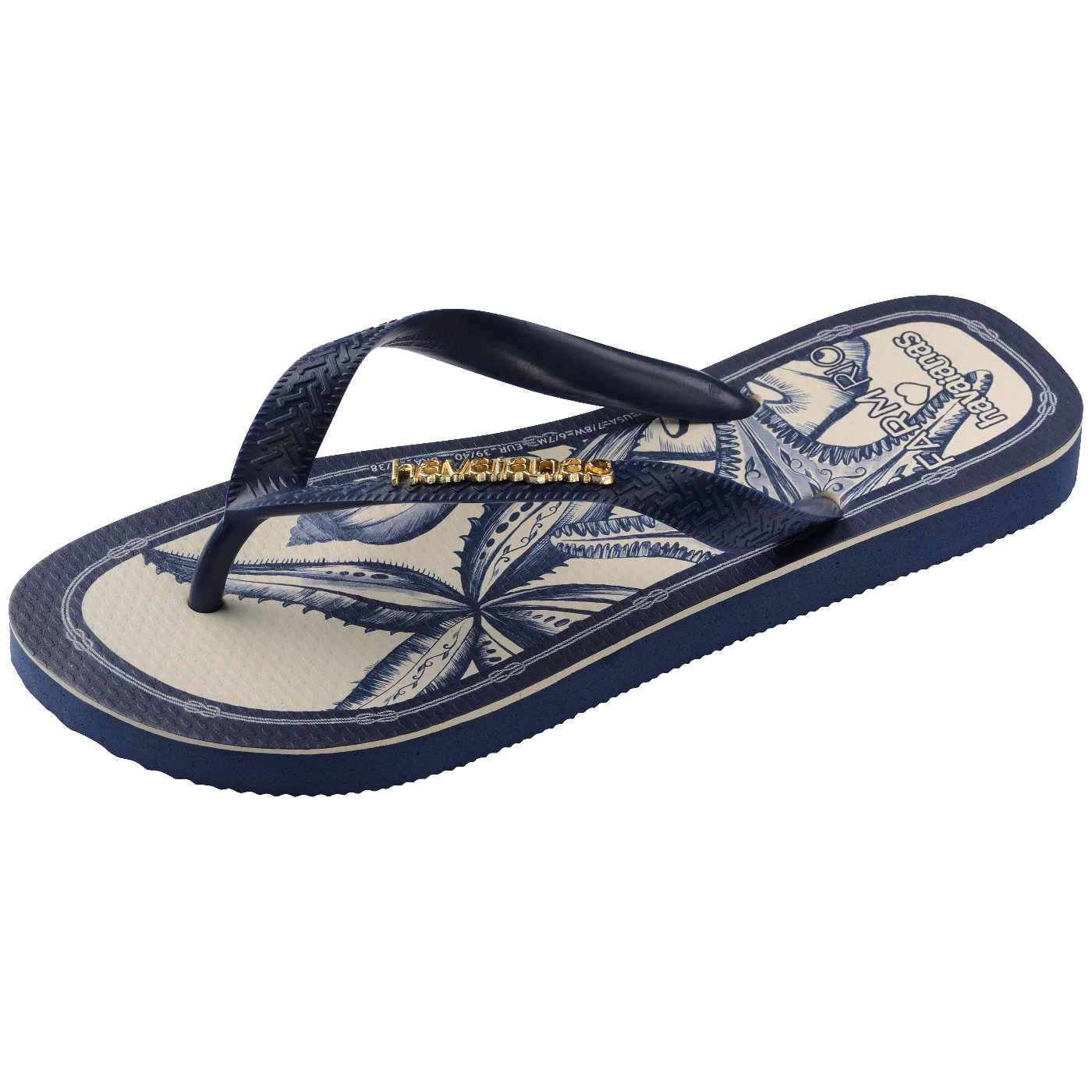Chinelo Havaianas Farm Mar de Ondas