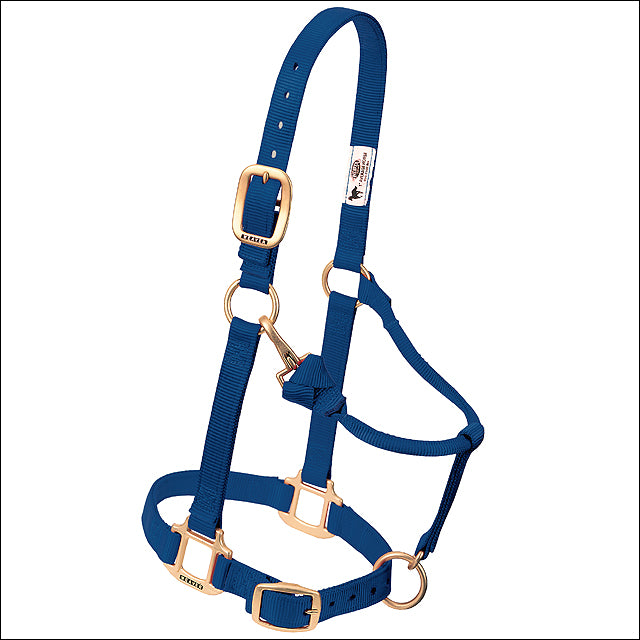 Navy Weaver Original Adjustable Chin Throat Snap Halter 3/4