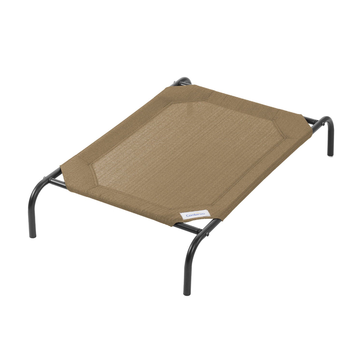 The Original Coolaroo Elevated Pet Dog Bed for Indoors and Outdoors， Medium， Nutmeg