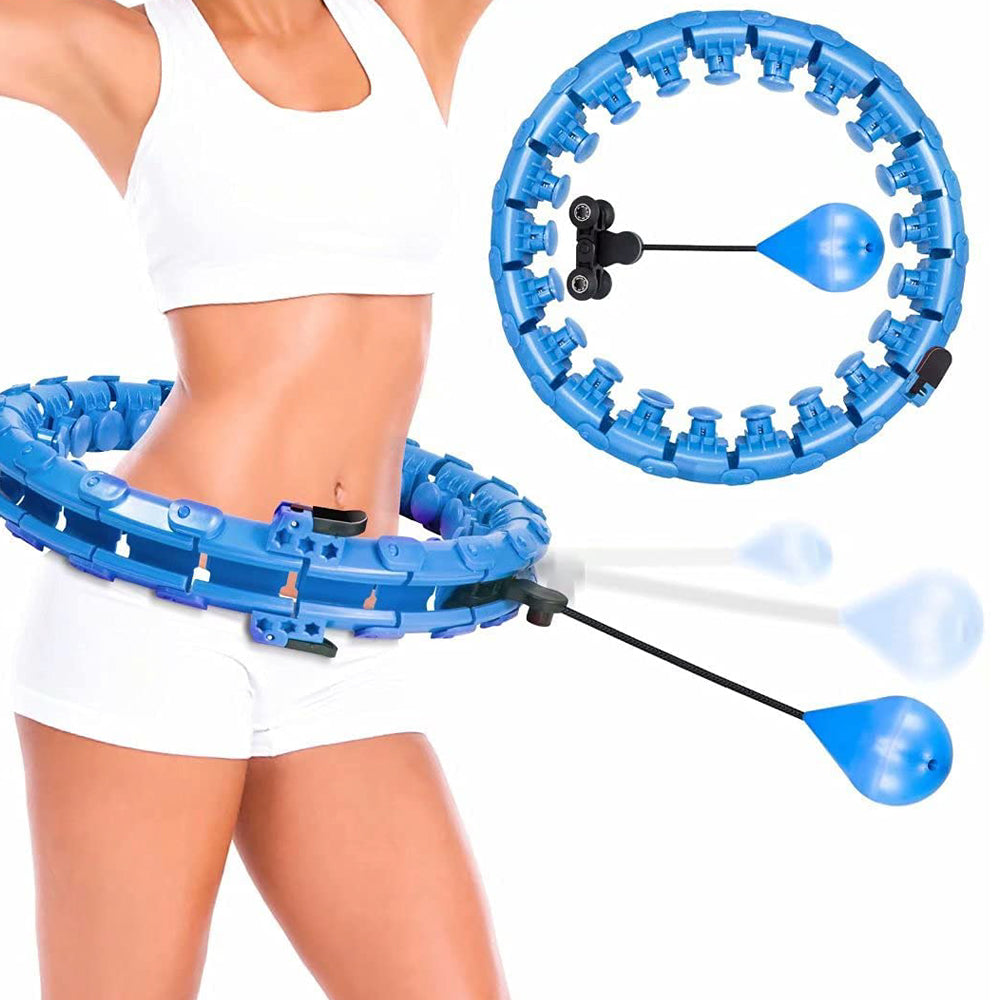 Wow Hoop 400044 Hula Hoop with Massage Fit and Spinning Weighted Ball
